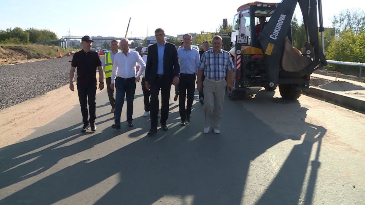 Губернатор Александр Авдеев проверил ход строительства Рпенского проезда во Владимире