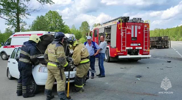 Двух пострадавших в ДТП с грузовиком деблокировали и спасли во Владимирской области