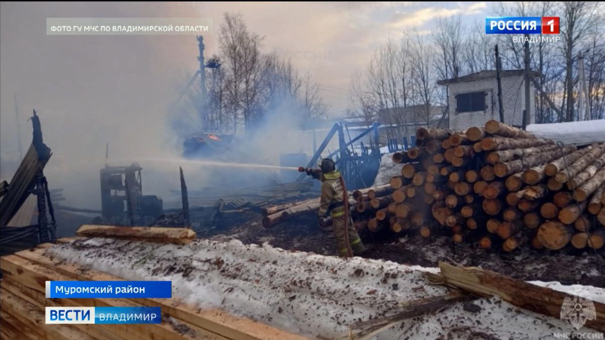 Во Владимирской области деревообрабатывающие предприятия горят одно за другим