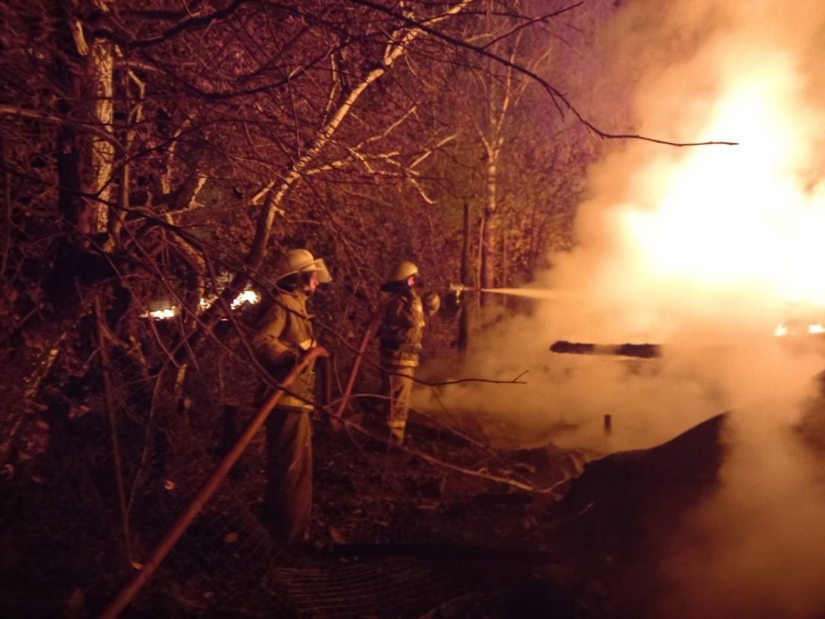 В крупном пожаре в Муромском районе погиб мужчина