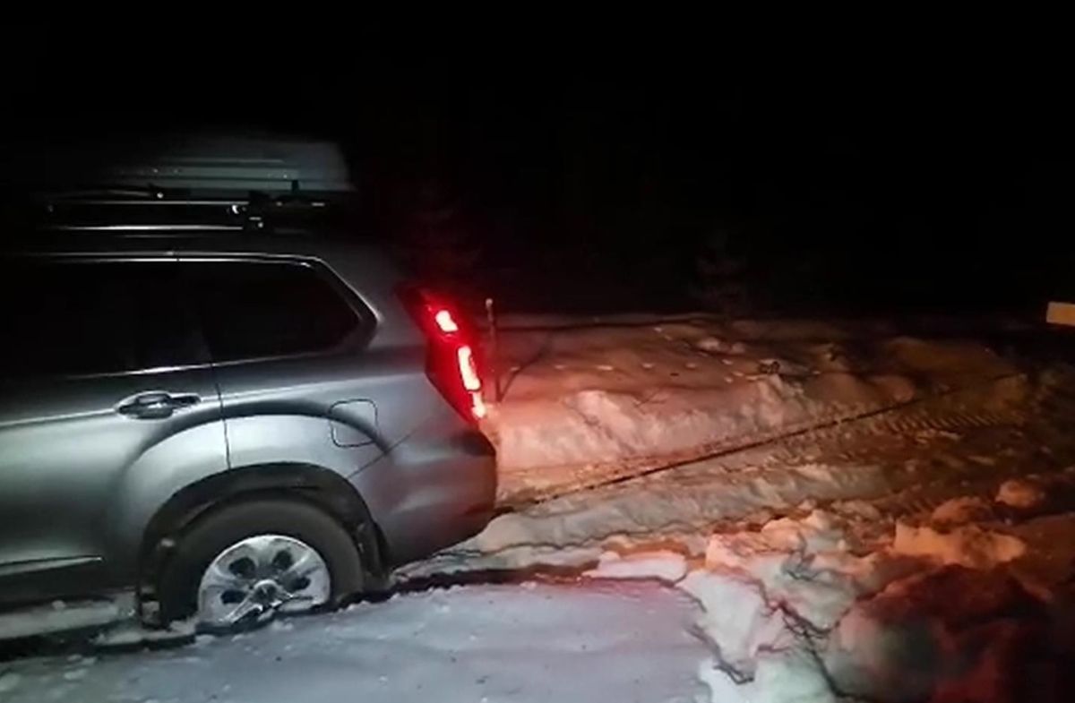 Во Владимирской области спасатели вызволили из снежного плена многодетную семью