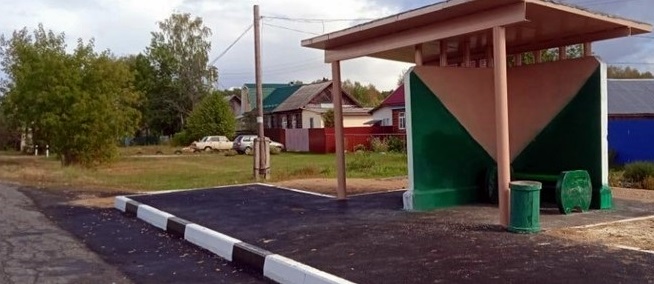 Во Владимирской области приводят в порядок сельские остановки