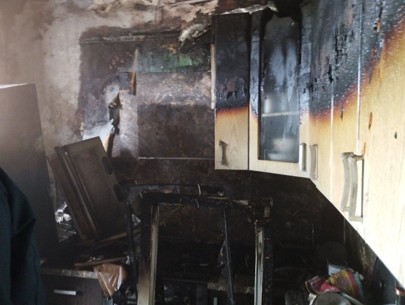 В Муроме, при пожаре в жилом доме сотрудники МЧС спасли двоих человек