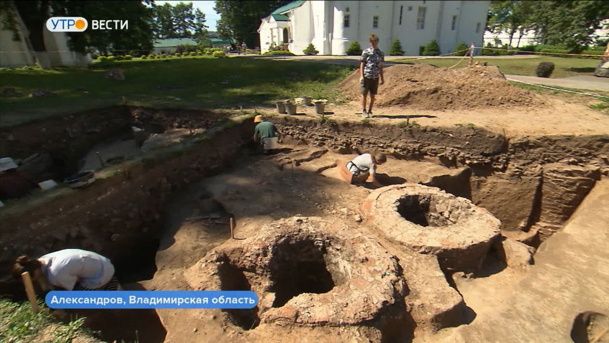 На раскопках в Александровской слободе обнаружили новые элементы дворца Ивана Грозного