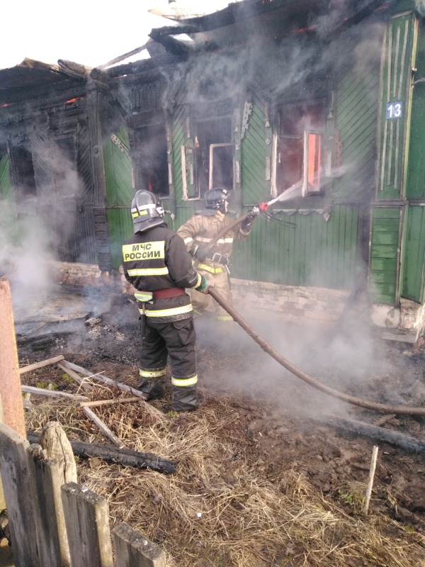 В деревне Крутово Владимирской области сгорел частный дом
