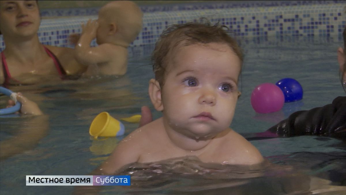 Во Владимирской области малышей с рождения учат плавать