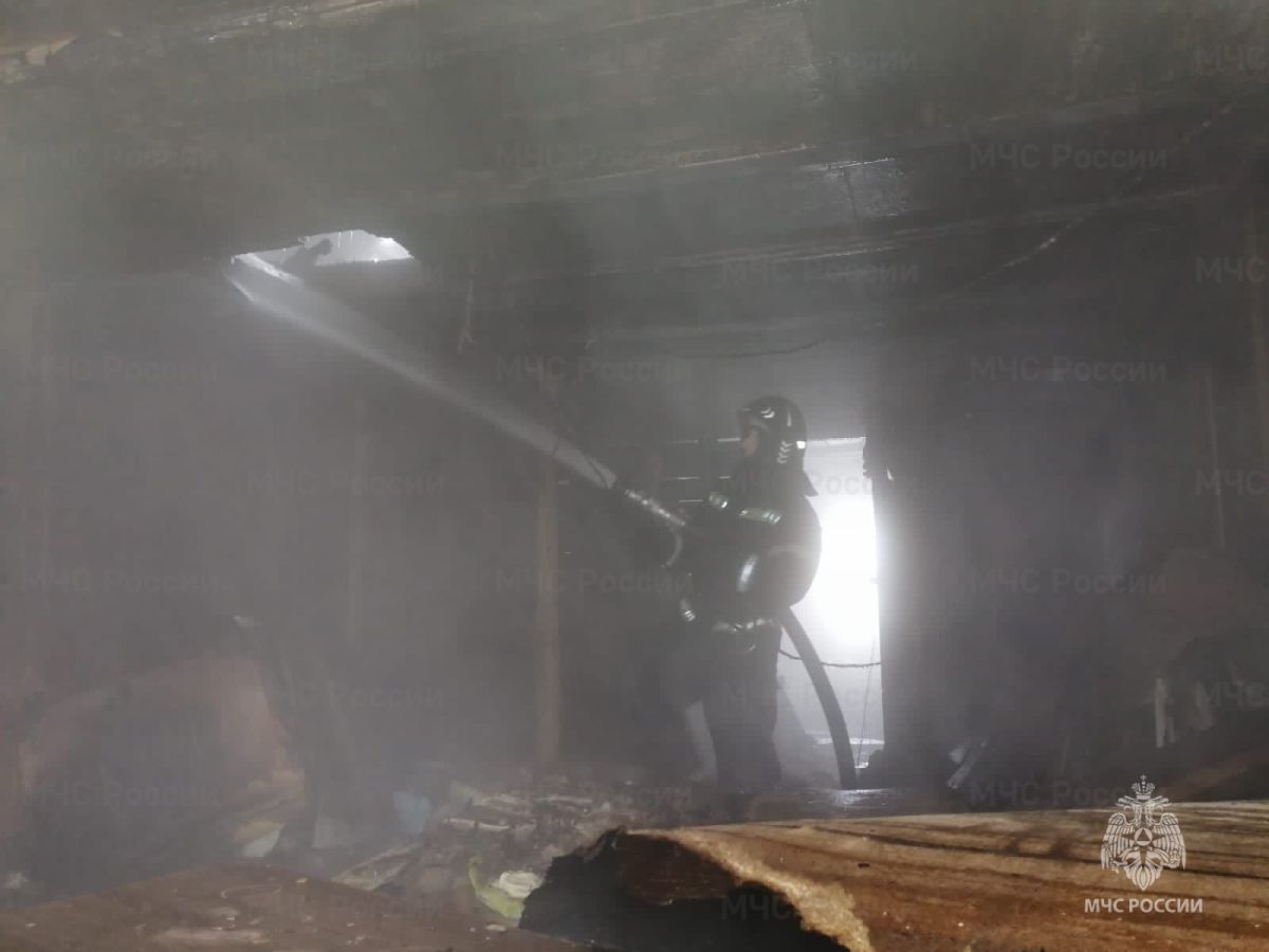 Во Владимирской области при пожаре жительница Киржача получила ожоги
