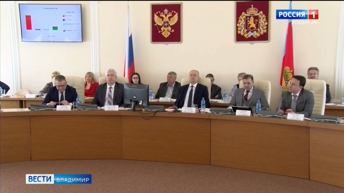 На Законодательном Собрании Владимирской области приняты решения по продлению полномочий губернатора и  помощи многодетным семьям 