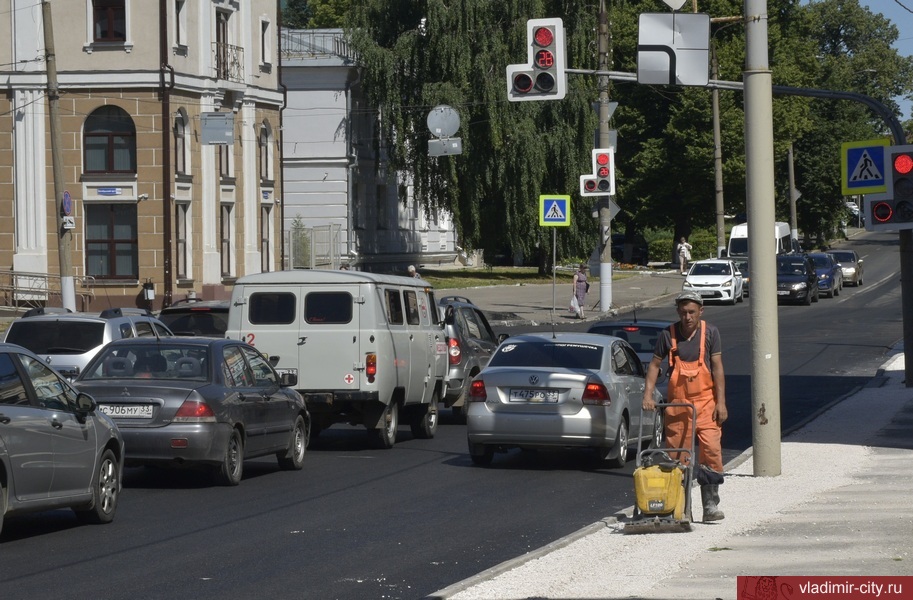 Капремонт улицы Дзержинского во Владимире закончат досрочно