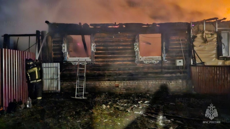 Трагедия в Гусь-Хрустальном районе: отец и сын погибли в результате пожара