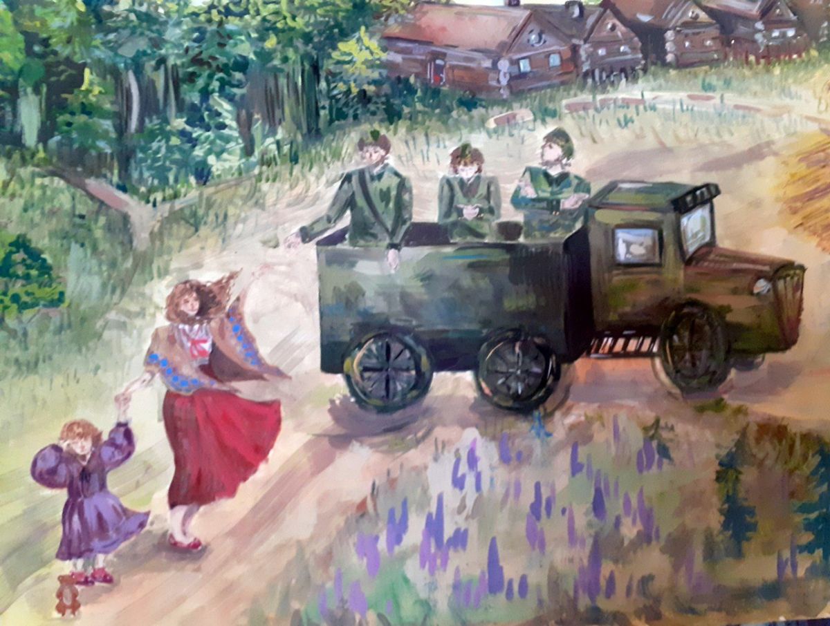 Юные художники из Владимирской области стали одни из первых участников конкурса рисунков ко Дню Победы