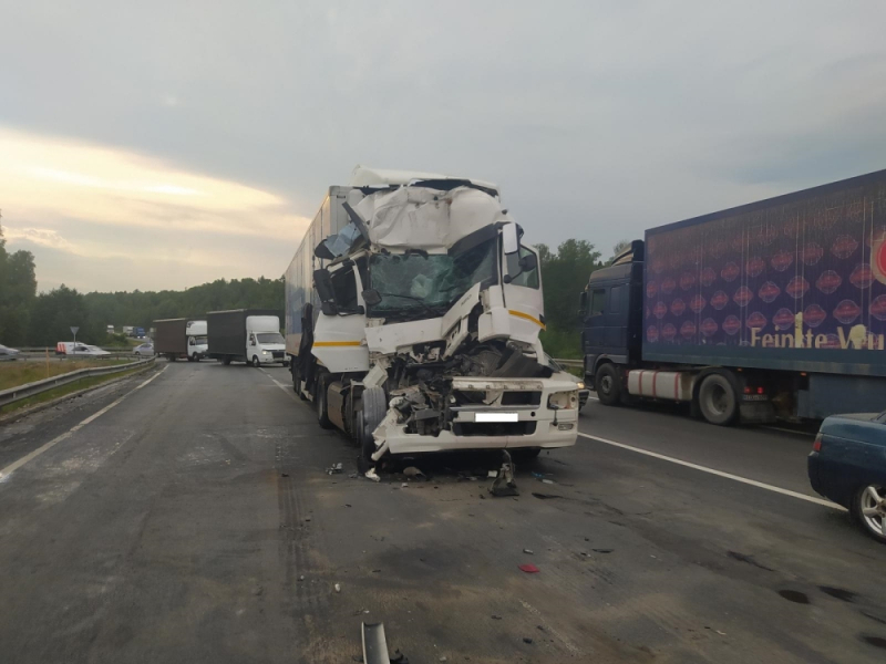 Вчера на трассе М-7 во Владимирской области в столкновении погибли 2 водителя большегрузов