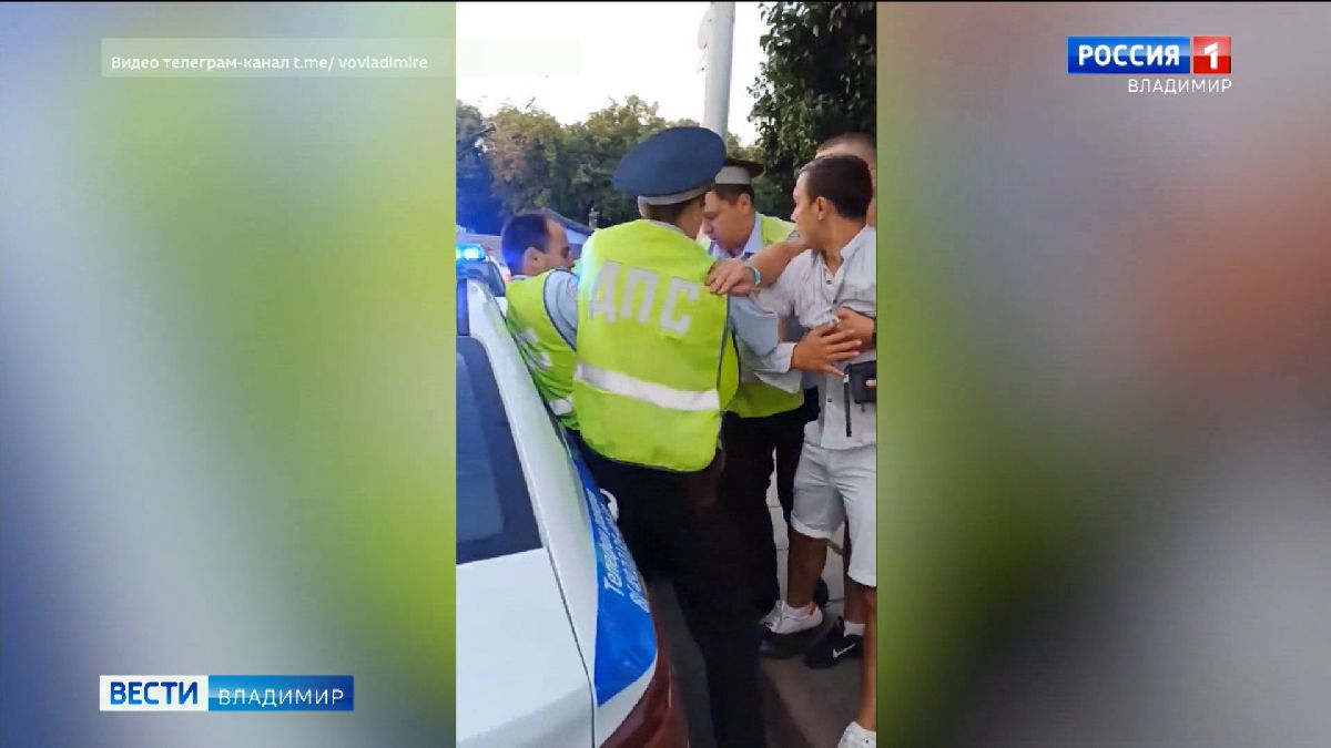 Во Владимире затеявший потасовку с полицейскими молодой человек приговорен к аресту на 5 суток