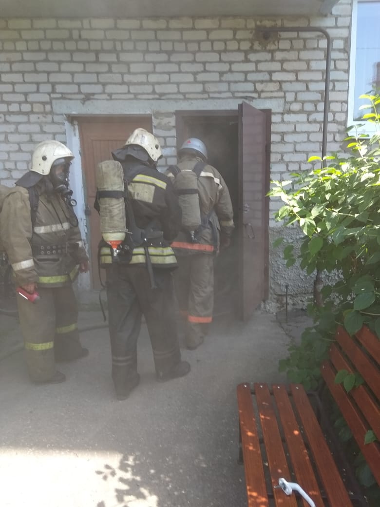 В Киржаче эвакуировали людей из-за сильного задымления