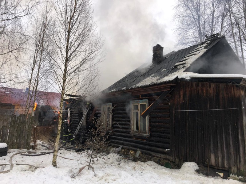 На пожаре во Владимирской области погиб пенсионер
