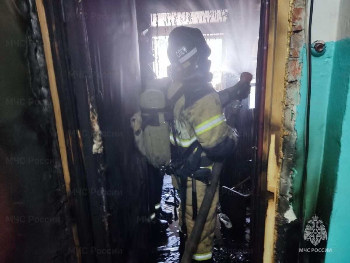 На пожаре во Владимирской области эвакуированы 5 детей
