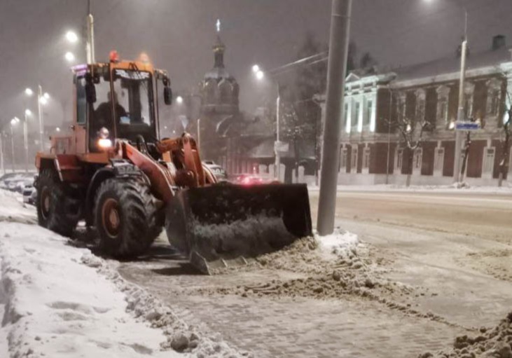 Владимирская мэрия работает над устранением последствий снегопадов