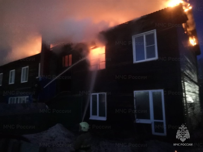 При пожаре во Владимирской области эвакуировали 15 человек, из них 4 ребенка