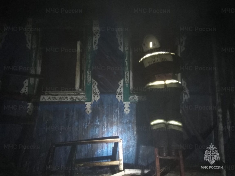 Во Владимирской области при пожаре в жилом доме погибли двое человек ﻿