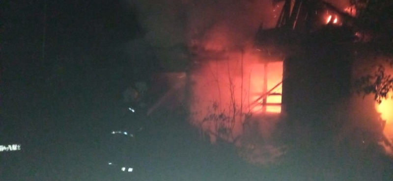 В Вязниковском районе на пожаре погиб человек