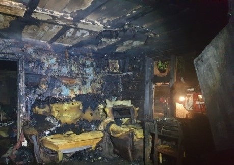 В городе Меленки Владимирской области при тушении горящего дома был обнаружен погибший мужчина