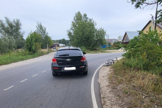 В Коврове 10-летний велосипедист пострадал в ДТП