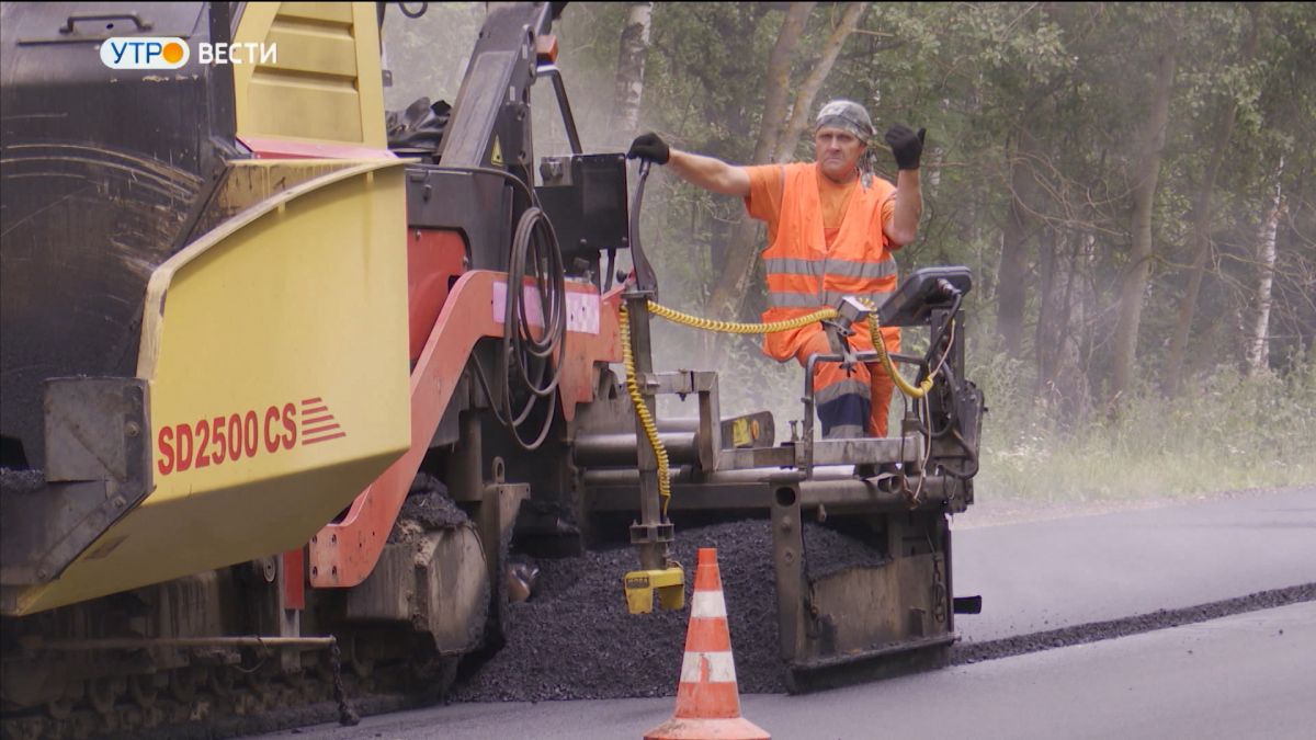 Завершен ремонт двадцати километров дорожного покрытия на трассе Муром - М-7 
