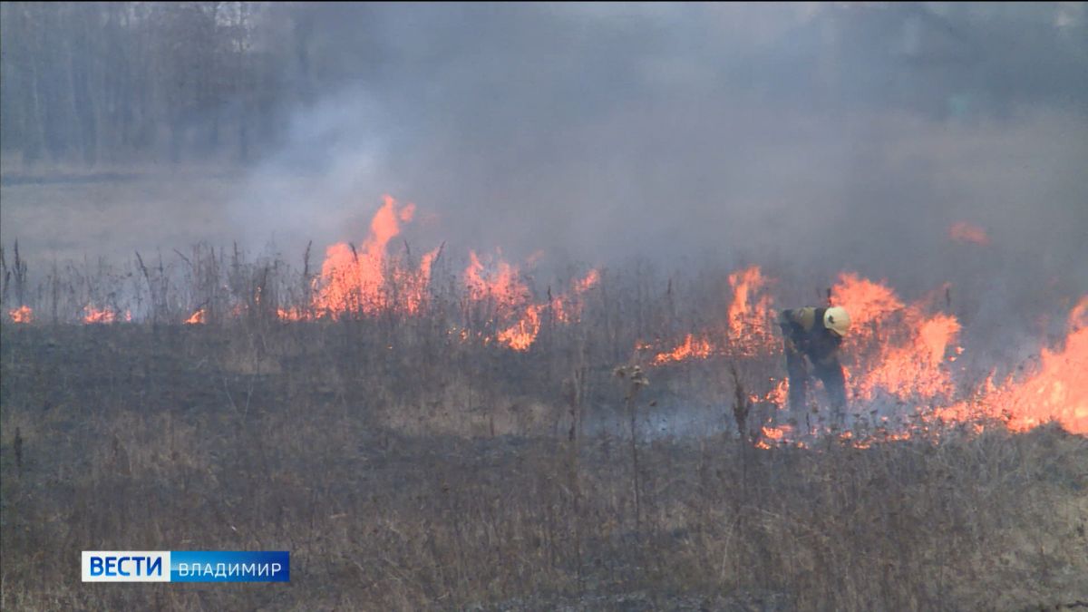 За первомайские праздники во Владимирской области произошло 66 пожаров 