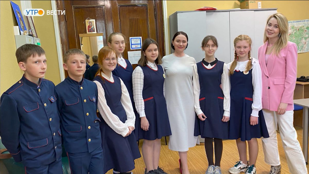 Ученикам Судогодской православной школы провели занятие по журналистике в здании ГТРК 