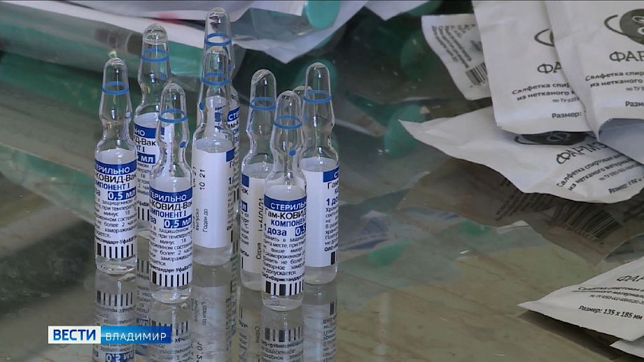 Во Владимирскую область дополнительно поставлено 17400 доз вакцины «Спутник V»