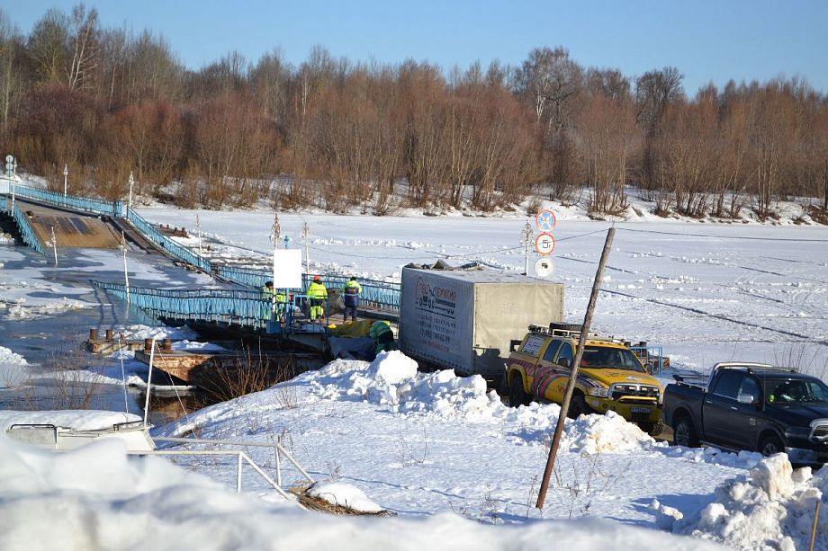В Гороховецком районе затонувший мост через Клязьму планируют восстановить к 10 марта