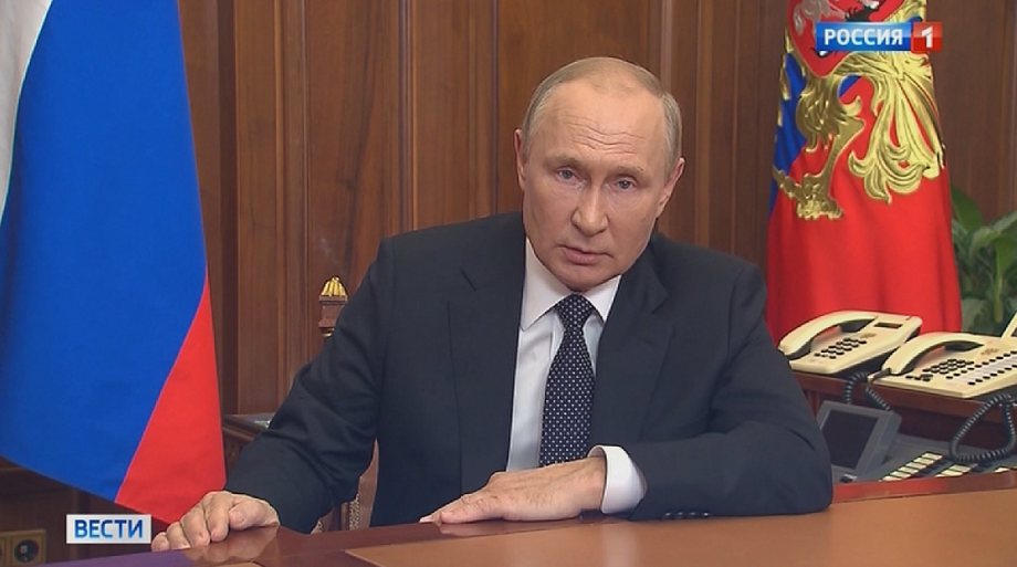 Президент Владимир Путин: Начинается частичная мобилизация
