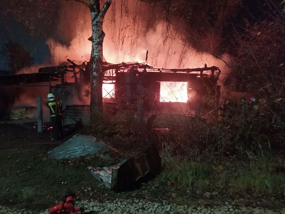 В Муроме сгорел частный жилой дом