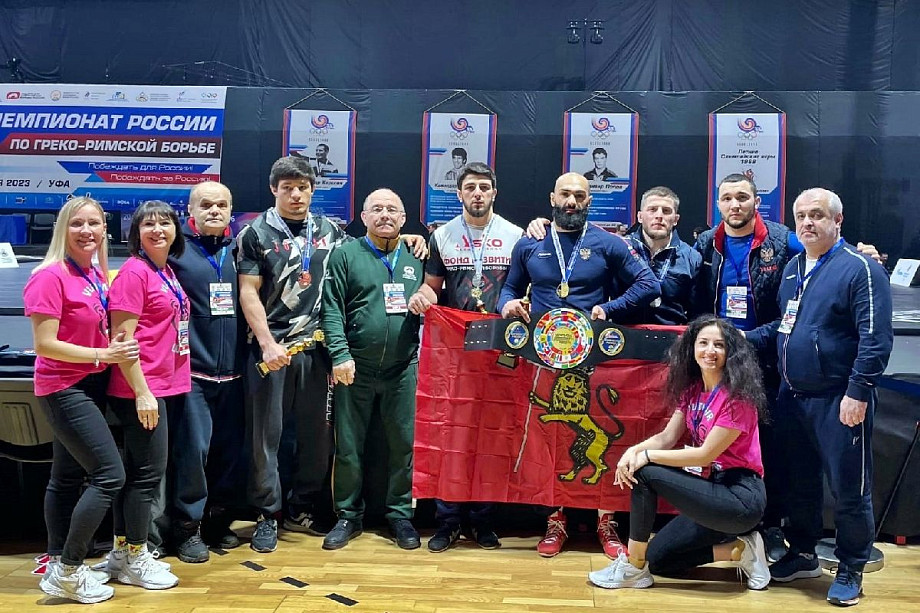 Команда Владимирской области вновь подтвердила звание лучших борцов в России