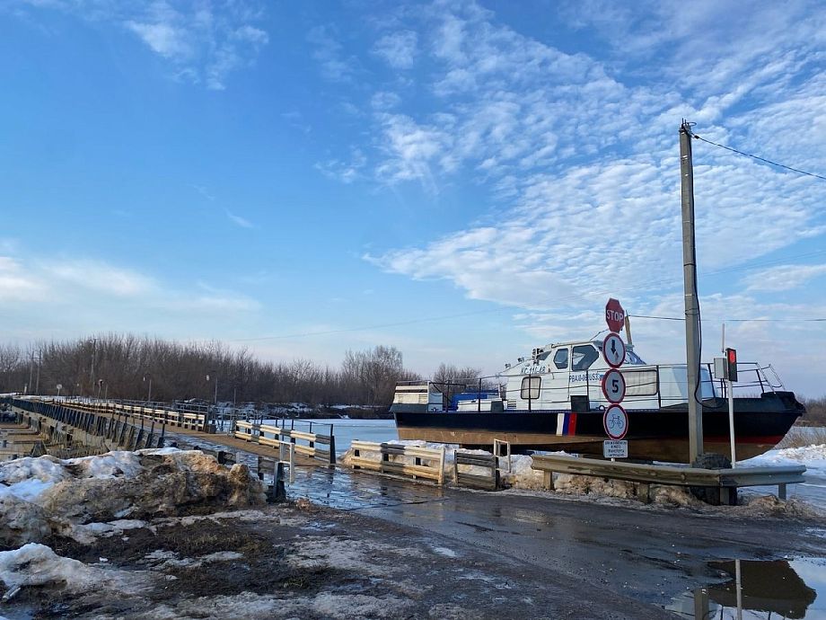 С 22 марта 2023 года на автодороге Вязники-Козлово-Бурино разведут наплавной мост через реку Клязьма