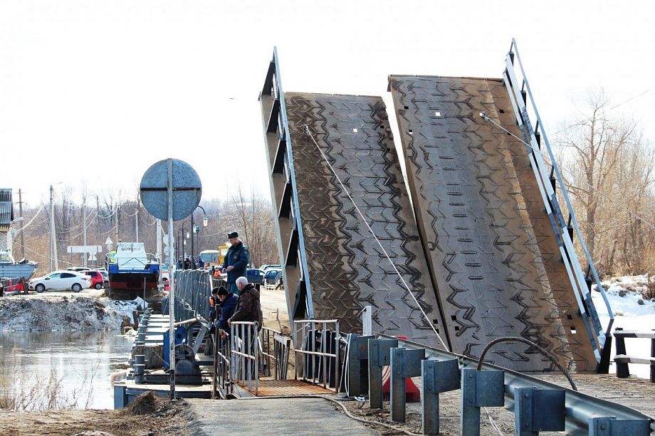 Во Владимирской области 22 марта разведут наплавной мост через Клязьму