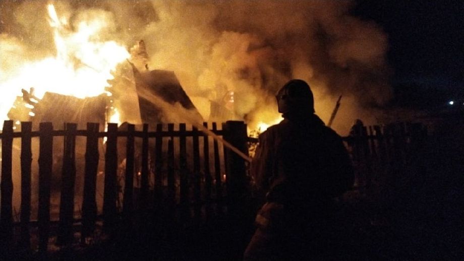 В поселке Добрятино Владимирской области 9 мая сгорел жилой дом 