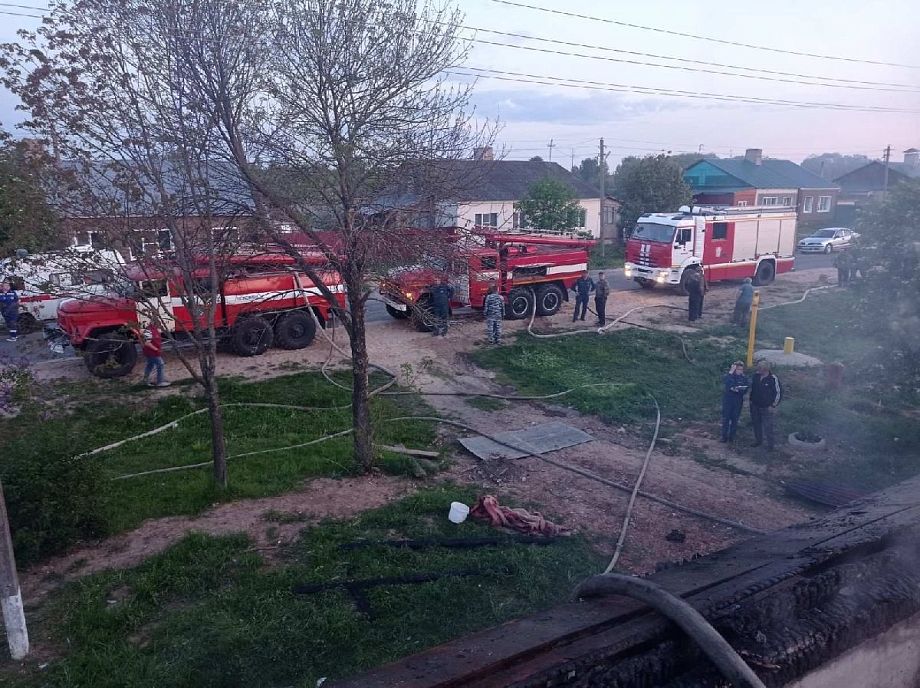 В деревне Толстиково Владимирской области произошёл серьёзный пожар