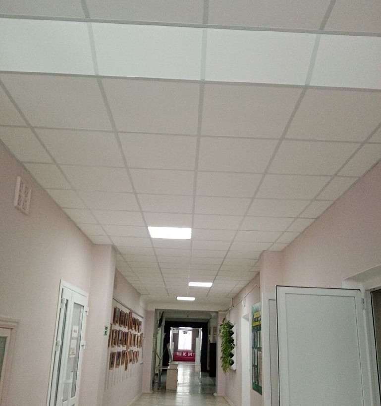 В Детской школе искусств города Гусь-Хрустального провели ремонтные работы после обрушения потолка